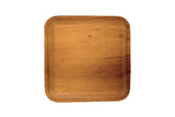Bottom of deep 9 inch square palm leaf plate